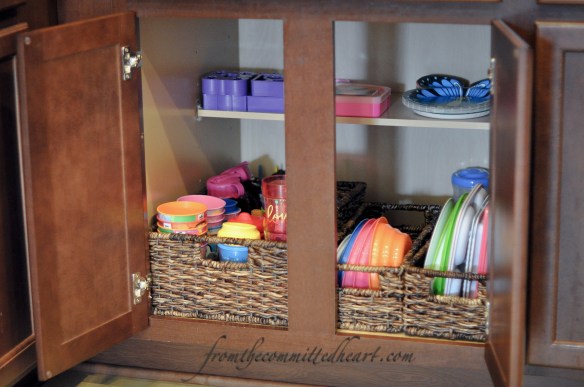 Kids' Cabinet in the Kitchen