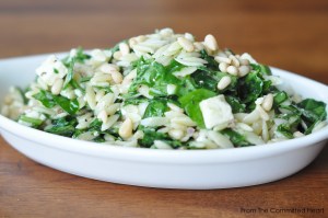 Orzo and Spinach Pasta
